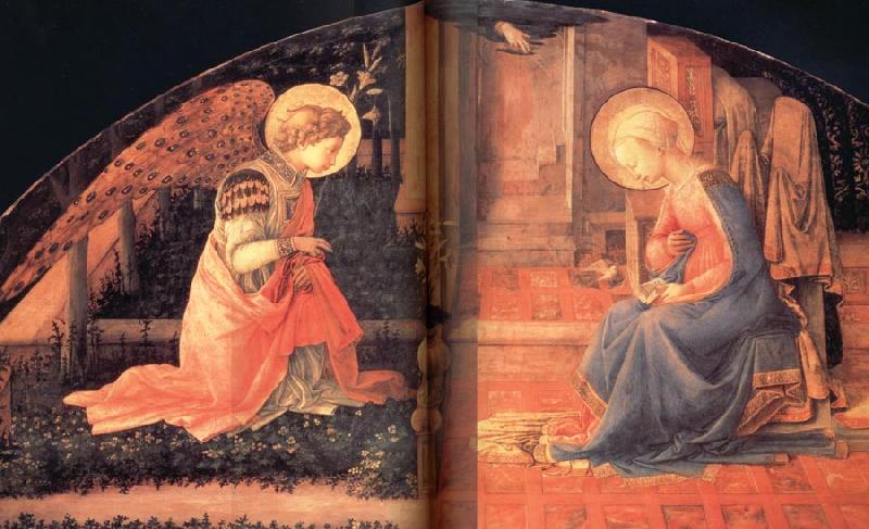 Fra Filippo Lippi Details of The Annunciation Sweden oil painting art